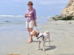 Lexie at the beach